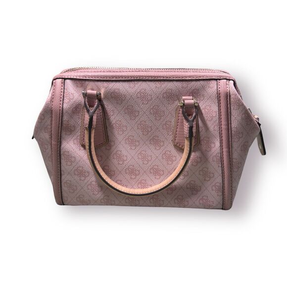 Guess Pink Bohochic Handbag w Charm and Carrying Case - Picture 4 of 9